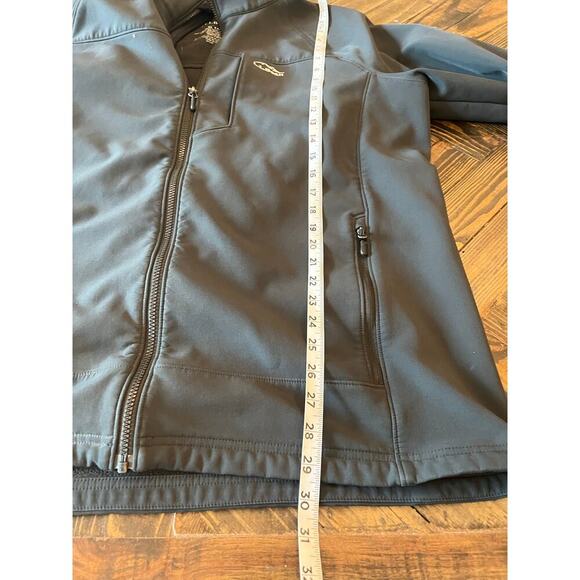 LL Bean Black Soft Shell Jacket Men XL Tall Neutral Gorpcore Active Minimalist - Picture 6 of 10